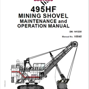 Cat Electric Rope Shovel 495HF Mining Shovel Maintenance And Operation Manual - PDF  DOWNLOAD