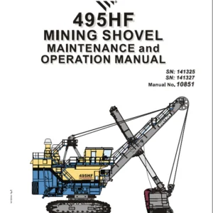 Cat Electric Rope Shovel 495HF Mining Shovel Maintenance And Operation Manual - PDF DOWNLOAD