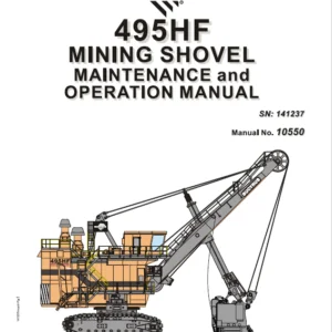 Cat Electric Rope Shovel 495HF Mining Shovel Maintenance And Operation Manual  - PDF DOWNLOAD