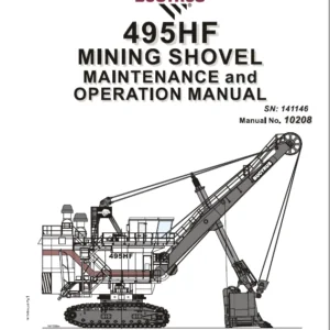 Cat Electric Rope Shovel 495HF  Mining Shovel Maintenance And Operation Manual - PDF DOWNLOAD