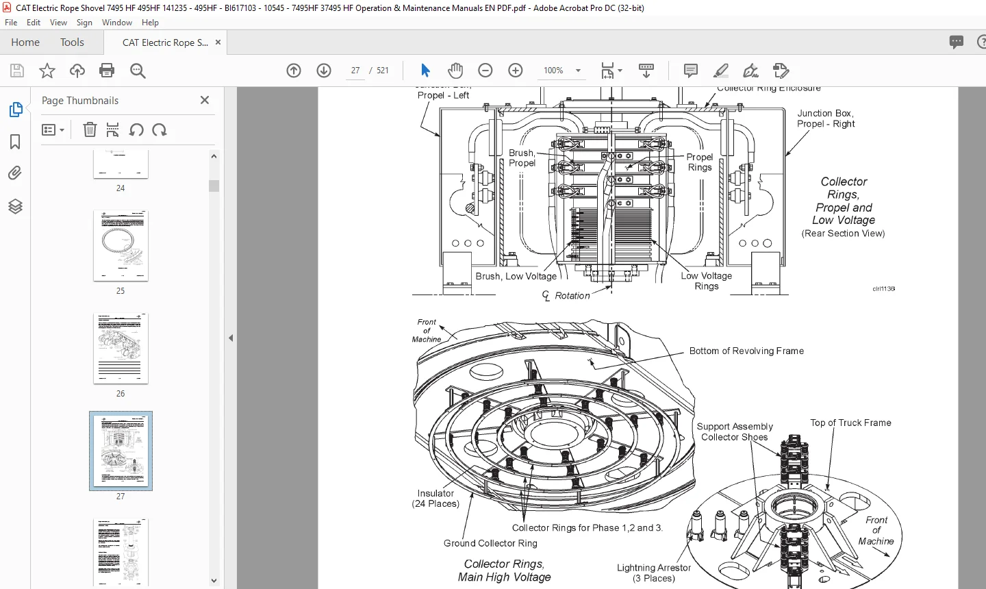 Cat Electric Rope Shovel 495HF Mining Shovel Maintenance And Operation Manual - PDF DOWNLOAD - Image 3