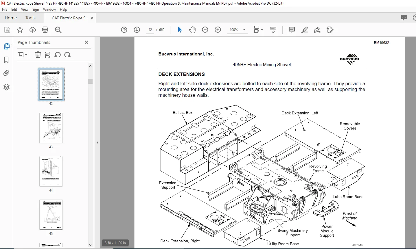 Cat Electric Rope Shovel 495HF Mining Shovel Maintenance And Operation Manual - PDF DOWNLOAD - Image 5