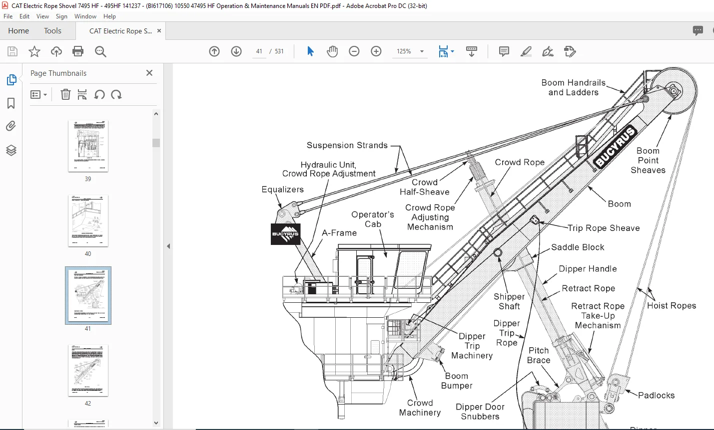 Cat Electric Rope Shovel 495HF Mining Shovel Maintenance And Operation Manual - PDF DOWNLOAD - Image 4