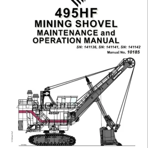 Cat Electric Rope Shovel 495HF  Mining Shovel Maintenance & Operation Manual - PDF DOWNLOAD