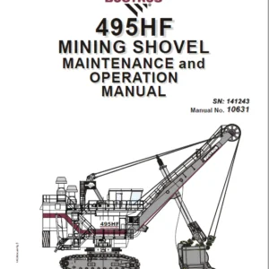 Cat Electric Rope Shovel 495HF Mining Shovel Maintenance and Operation Manual - PDF DOWNLOAD