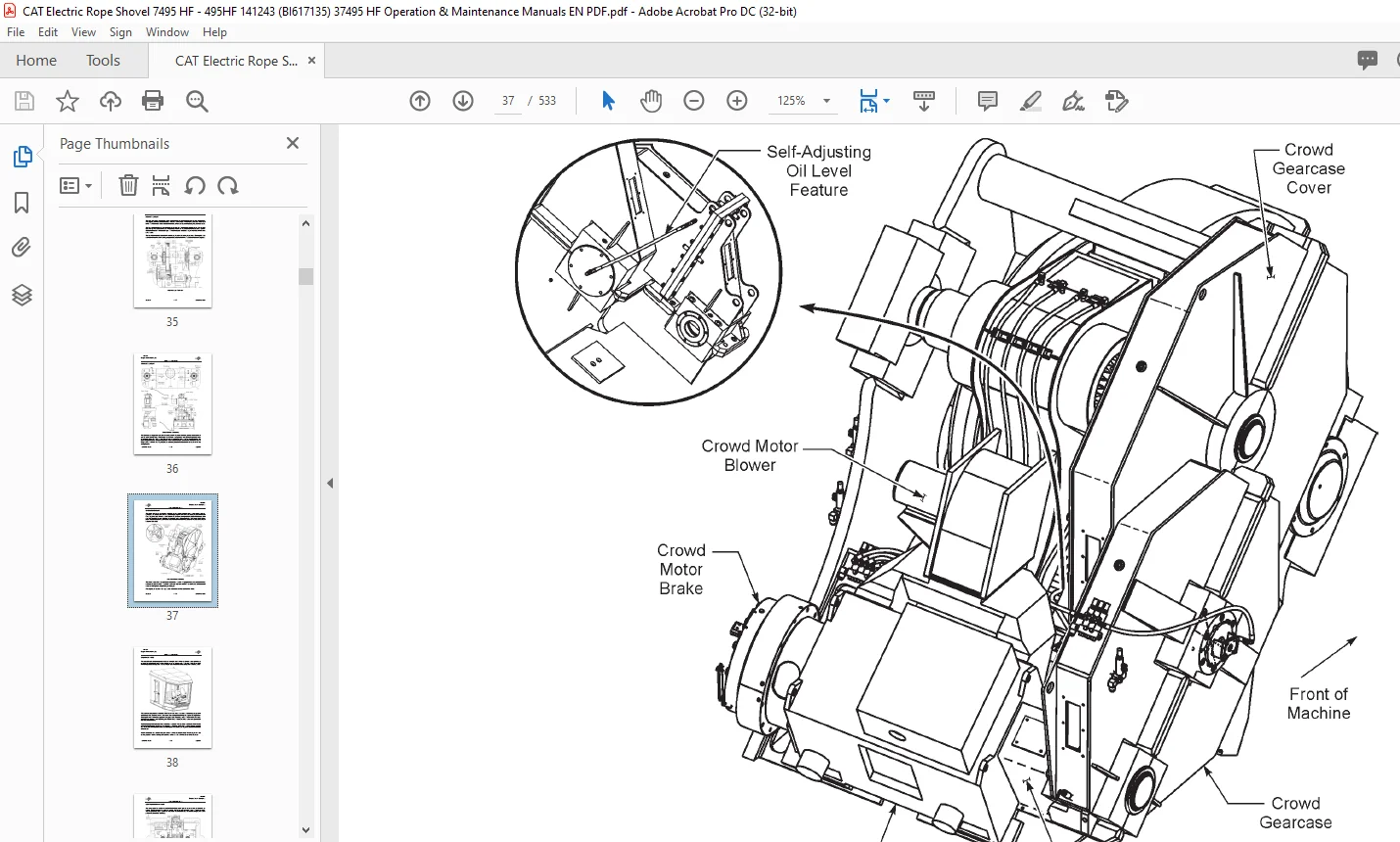 Cat Electric Rope Shovel 495HF Mining Shovel Maintenance and Operation Manual - PDF DOWNLOAD - Image 2