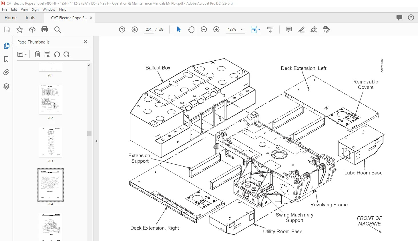 Cat Electric Rope Shovel 495HF Mining Shovel Maintenance and Operation Manual - PDF DOWNLOAD - Image 4