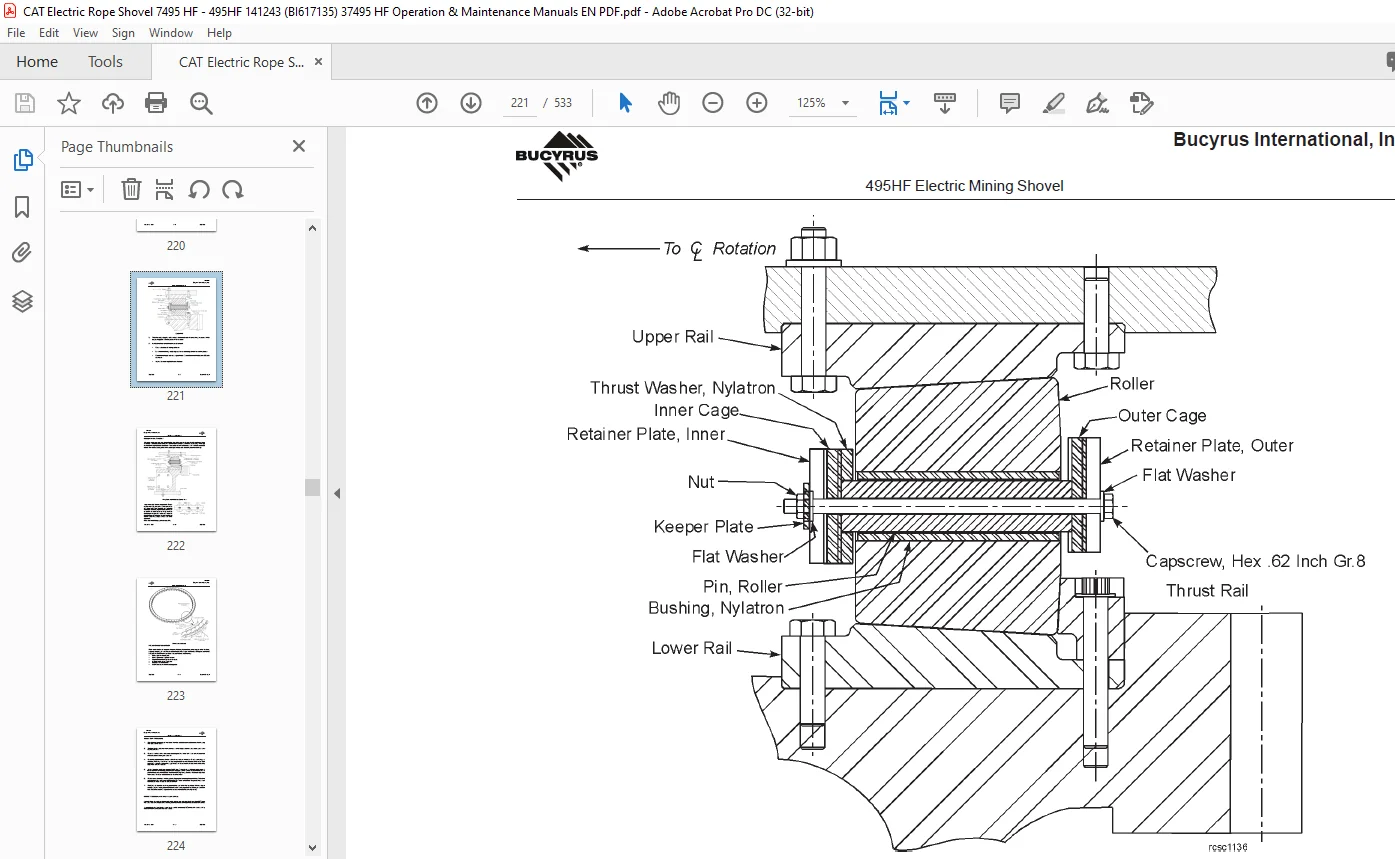 Cat Electric Rope Shovel 495HF Mining Shovel Maintenance and Operation Manual - PDF DOWNLOAD - Image 5