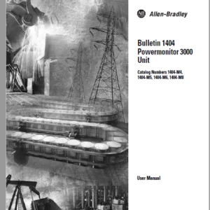 Cat Electric Rope Shovel Bulletin 1404 Power monitor 3000 Unit Allen-Bradley Rockwell Automation User Manual - PDF DOWNLOAD