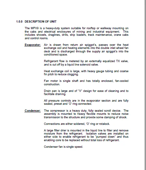 Cat Electric Rope Shovel MPV9VX1C M9-575V Operation & Maintenance Manual - PDF DOWNLOAD - Image 4