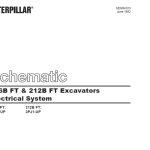 Cat Electrical 206B FT & 212B FT Excavators Electrical System Schematic Manual - PDF DOWNLOAD
