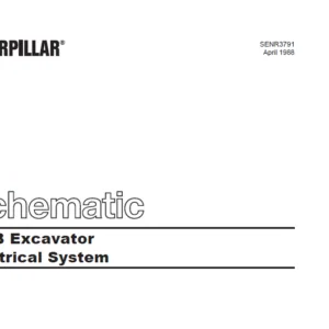 Cat Electrical 213B Excavator Electrical System Schematic Manual - PDF DOWNLOAD