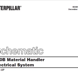 Cat Electrical 330B Material Handler  Electrical System Schematic Manual - PDF DOWNLOAD