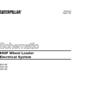 Cat Electrical 950F Wheel Loader Electrical System Schematic Manual  - PDF DOWNLOAD
