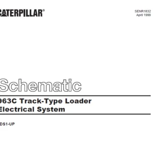 Cat Electrical 963C Track-Type Loader Electrical System Schematic Manual - PDF DOWNLOAD