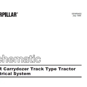 Cat Electrical D11R Carrydozer Track Type Tractor Electrical System Schematic Manual  - PDF DOWNLOAD
