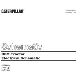 Cat Electrical D6M Tractor Electrical System Schematic Manual - PDF DOWNLOAD