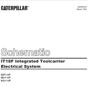Cat Electrical IT18F Integrated Toolcarrier Electrical System Schematic Manual - PDF DOWNLOAD