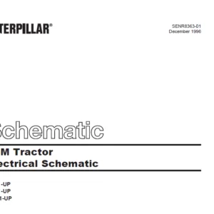 Cat ElectricalD6M Tractor Electrical System Schematic Manual - PDF DOWNLOAD