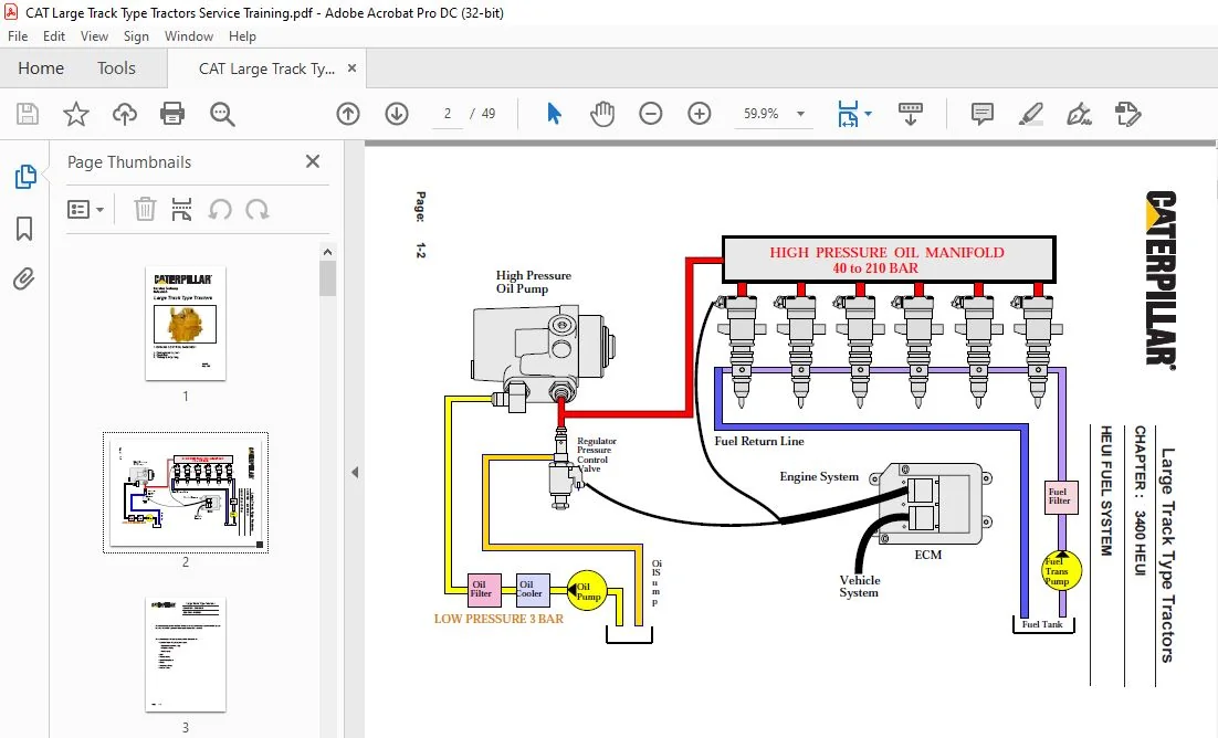 Cat Large Track Type Tractors MALAGA Service Training Manual - PDF DOWNLOAD - Image 2