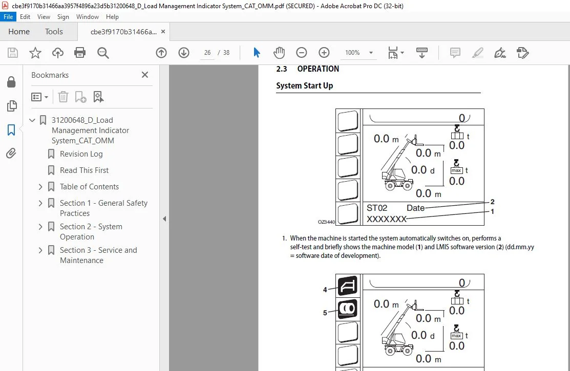 Cat Load Management Indicator System Operation & Maintenance Manual - PDF DOWNLOAD - Image 2