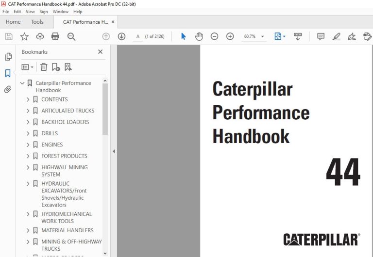 Cat 44 Performance Handbook Manual PDF DOWNLOAD HeyDownloads