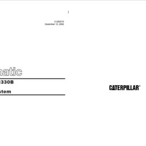 Cat TH220B & TH330B Telehandler Electrical System Schematic Manual - PDF DOWNLOAD