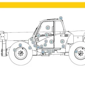 Cat TH220B  TH330B & TH340B Telehandler Electrical System  Schematic Manual - PDF DOWNLOAD