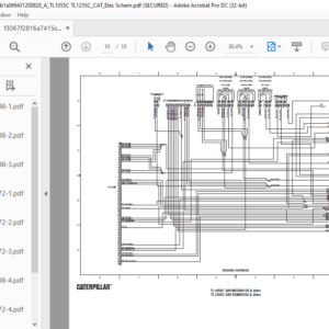 Cat TL1055C & TL1255C Electrical Schematic Manual - HeyDownloads ...