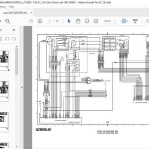Cat TL642C & TL943C Electrical Schematic Manual - PDF DOWNLOAD