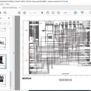 Cat TL642C & TL943C Electrical Schematic Manual - PDF  DOWNLOAD