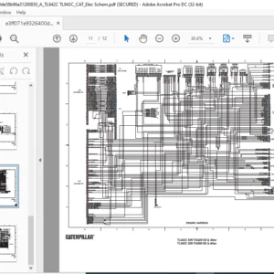 Cat TL642C & TL943C Electrical Schematic Manual - PDF DOWNLOAD