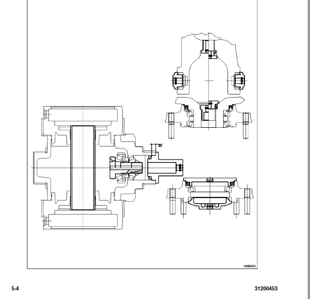 Cat telehandler TH336C TH337C TH406C TH407C TH414C TH514C TH417C Axle Disassembly/Assembly Manual + Service Manual + schematic Manual - PDF DOWNLOAD - Image 2