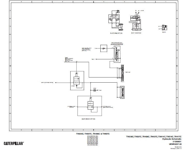 Cat telehandler TH336C TH337C TH406C TH407C TH414C TH514C TH417C Axle Disassembly/Assembly Manual + Service Manual + schematic Manual - PDF DOWNLOAD - Image 3