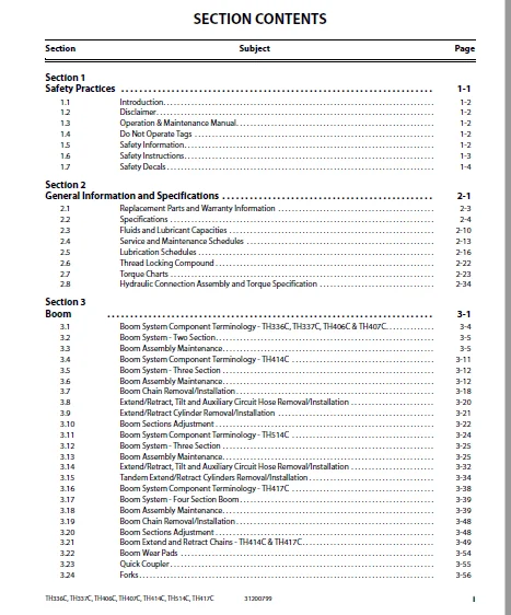 Cat telehandler TH336C TH337C TH406C TH407C TH414C TH514C TH417C Axle Disassembly/Assembly Manual + Service Manual + schematic Manual - PDF DOWNLOAD - Image 5