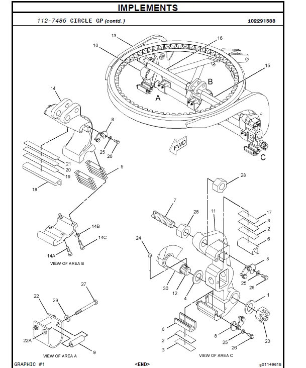 Caterpillar 140H Motor Grader Parts Manual - PDF DOWNLOAD - Image 5