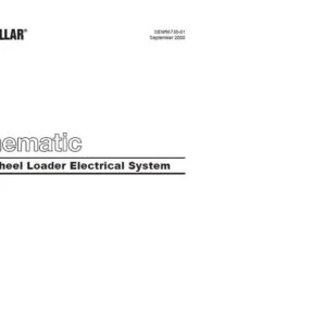 Caterpillar 924F Wheel Loader Electrical System Schematic Manual - PDF DOWNLOAD