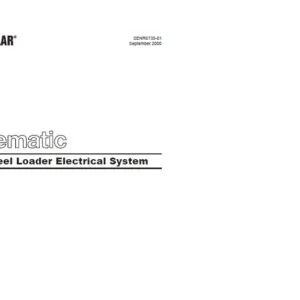 Caterpillar 924F Wheel Loader Electrical System Schematic Manual  - PDF DOWNLOAD