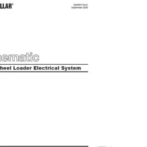 Caterpillar 924F Wheel Loader Electrical System Schematic Manual - PDF DOWNLOAD