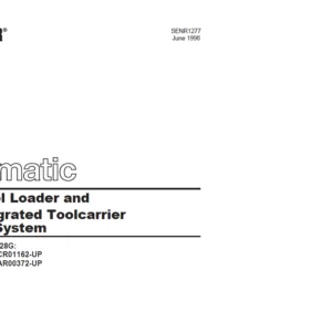 Caterpillar 928G Wheel Loader and IT28G Integrated Toolcarrier Electrical System  Schematic Manual  - PDF DOWNLOAD
