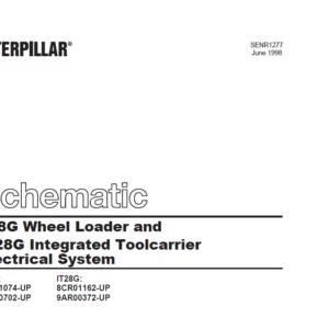 Caterpillar 928G Wheel Loader and IT28G Integrated Toolcarrier Electrical System Schematic Manual - PDF DOWNLOAD