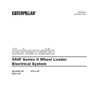 Caterpillar 950F Series II Wheel Loader Electrical System Schematic Manual - PDF DOWNLOAD