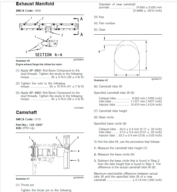 Caterpillar C-10 & C-12 Truck Engines Specifications Manual - PDF DOWNLOAD - Image 6