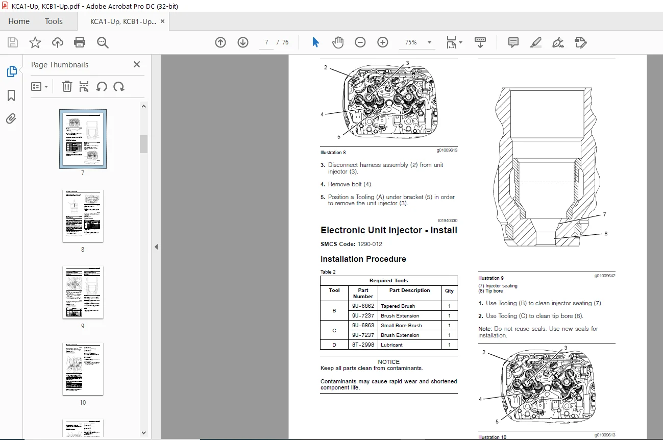 Caterpillar C11 & C13 On-highway Engines Disassembly & Assembly Manual - Image 5