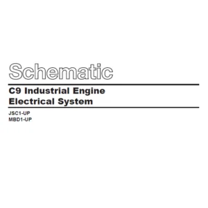 Caterpillar C9 Industrial Engine Electrical System Schematic Manual - PDF DOWNLOAD