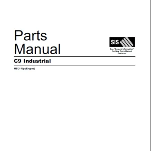 Caterpillar C9 Industrial Parts Manual - PDF DOWNLOAD
