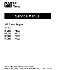 Caterpillar CAT 2PD7000 Forklift Trucks Service Manual - PDF DOWNLOAD ...