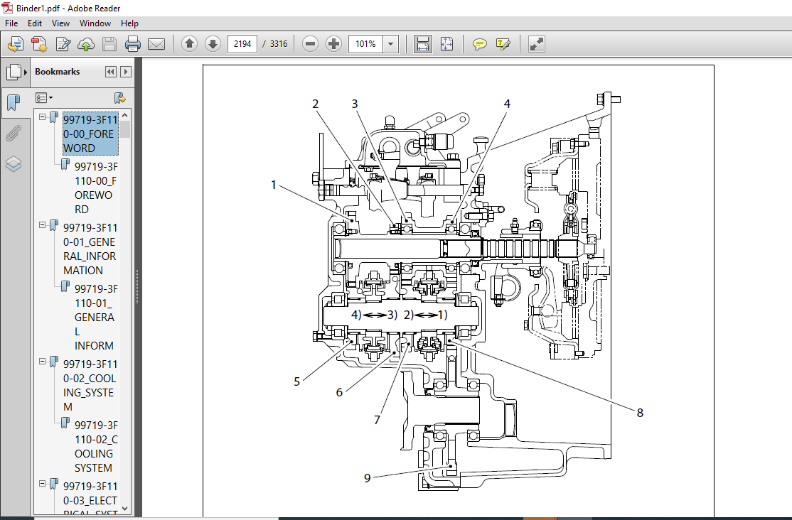 Caterpillar Cat DP20N Lift Truck Service Manual - Complete Set - PDF ...