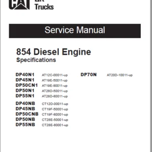 Caterpillar Cat DP45NB Lift Trucks Service, Operation & Maintenance Manuals - PDF DOWNLOAD