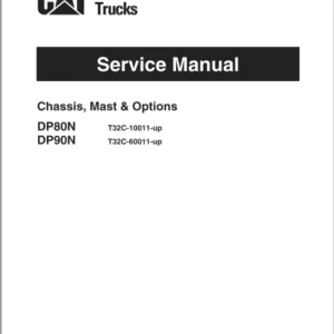 Caterpillar Cat DP90N Lift Trucks Service Manuals - PDF DOWNLOAD